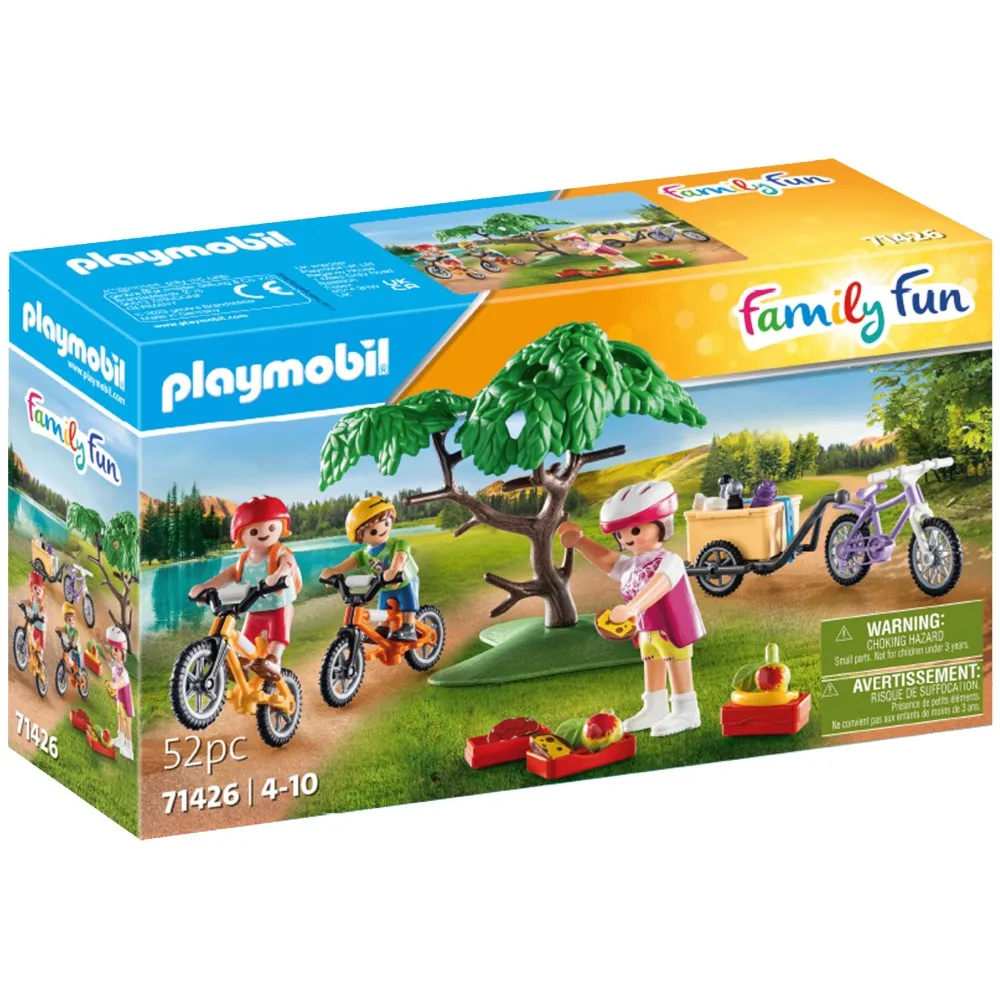 Игровой набор Playmobil 71426 Прогулка на горных велосипедах Family Fun 71426 52 детали