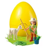 Игровой набор Playmobil 4944 «Яйцо-сюрприз: смотрительница зверей с альпакой» 4944 — фото 2