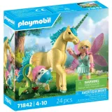 Игровой набор Playmobil 71842 Коллекционный единорог Sunshine Blossom с феей 71842 24 детали — фото 1
