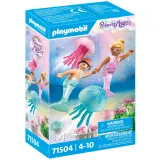 Игровой набор Playmobil 71504 Маленькие русалочки с медузой Princess Magic 71504 30 деталей — фото 1