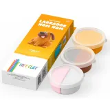 Набор для лепки Hey Clay HCL30150 «Собачки-друзья: Лабрадор» 3 баночки массы с аксессуарами HCL30150 — фото 1