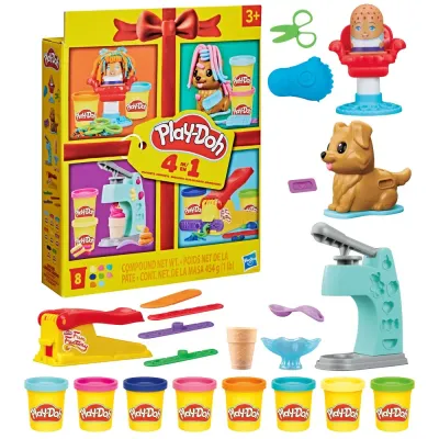 Hasbro G3476 — Набор с пластилином Play-Doh 4 в 1 четыре мини-набора G3476