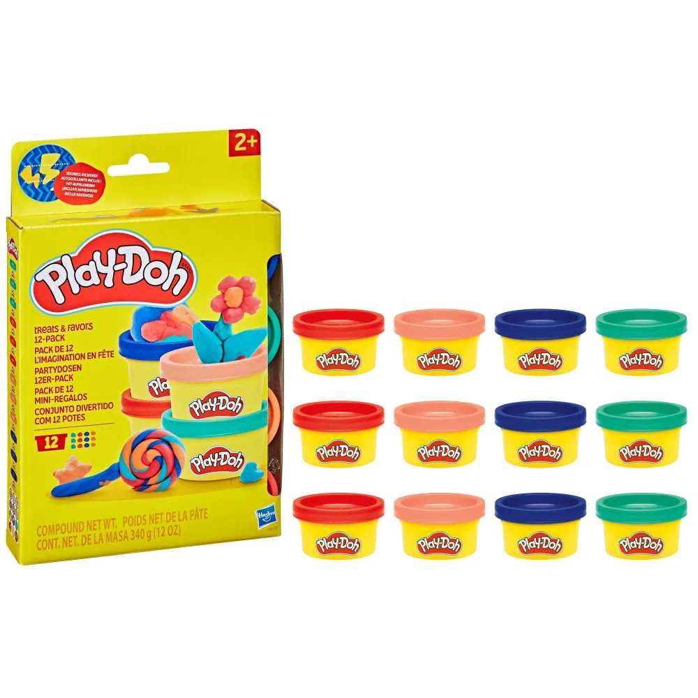 Hasbro G0519 — Набор с пластилином Play-Doh Праздничные подарки набор из 12 тюбиков G0519