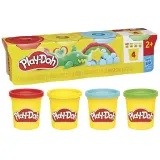 Hasbro G0512 G0688 — Набор с пластилином Play-Doh Классические цвета набор из 4 тюбиков G0688 — фото 1