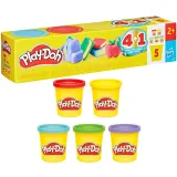 Hasbro G1860 — Набор с пластилином Play-Doh Снова в школу набор из 5 тюбиков G1860 — фото 1