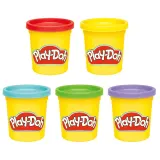 Hasbro G1860 — Набор с пластилином Play-Doh Снова в школу набор из 5 тюбиков G1860 — фото 2