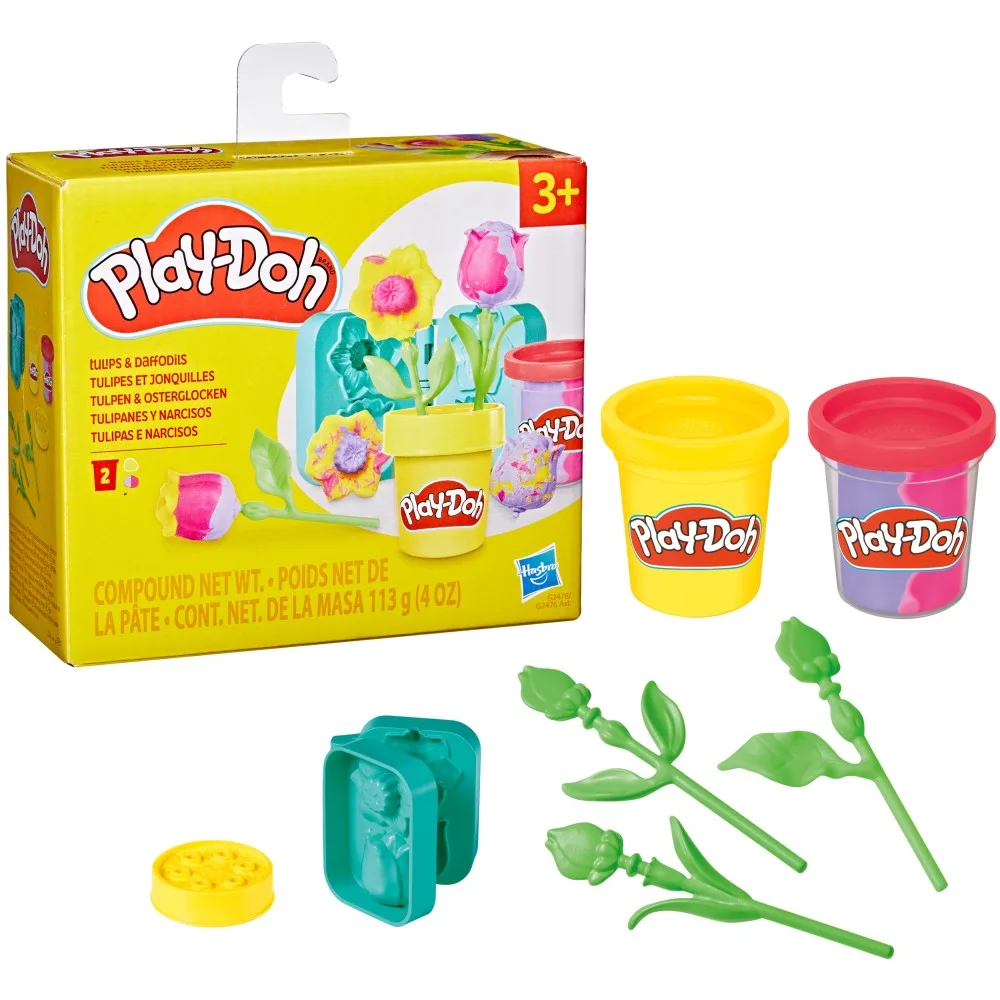 Hasbro G2476 G2478 — Набор с пластилином Play-Doh Тюльпаны и нарциссы набор с аксессуарами G2478