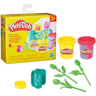 Hasbro G2476 G2478 — Набор с пластилином Play-Doh Тюльпаны и нарциссы набор с аксессуарами G2478