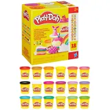 Hasbro G0522 — Набор с пластилином Play-Doh Воображение 18 туб G0522 — фото 1