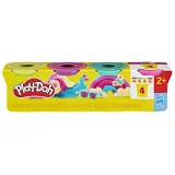 Hasbro G0512 G0689 — Набор с пластилином Play-Doh Яркие цвета набор из 4 тюбиков G0689 — фото 2