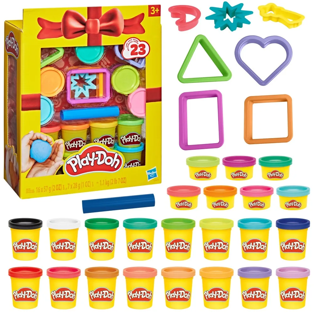 Hasbro G3475 — Набор с пластилином Play-Doh Подарочный набор 23 банки G3475