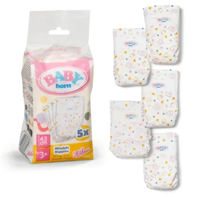 Zapf Creation 838358 — Подгузники 5 штук для куклы BABY born 838358