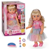 Zapf Creation 838006 — Кукла BABY born Карла 43 см с аксессуарами для волос — фото 1