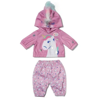 Zapf Creation 839409 — Спортивный костюм с единорогами для куклы BABY born 43 см 839409