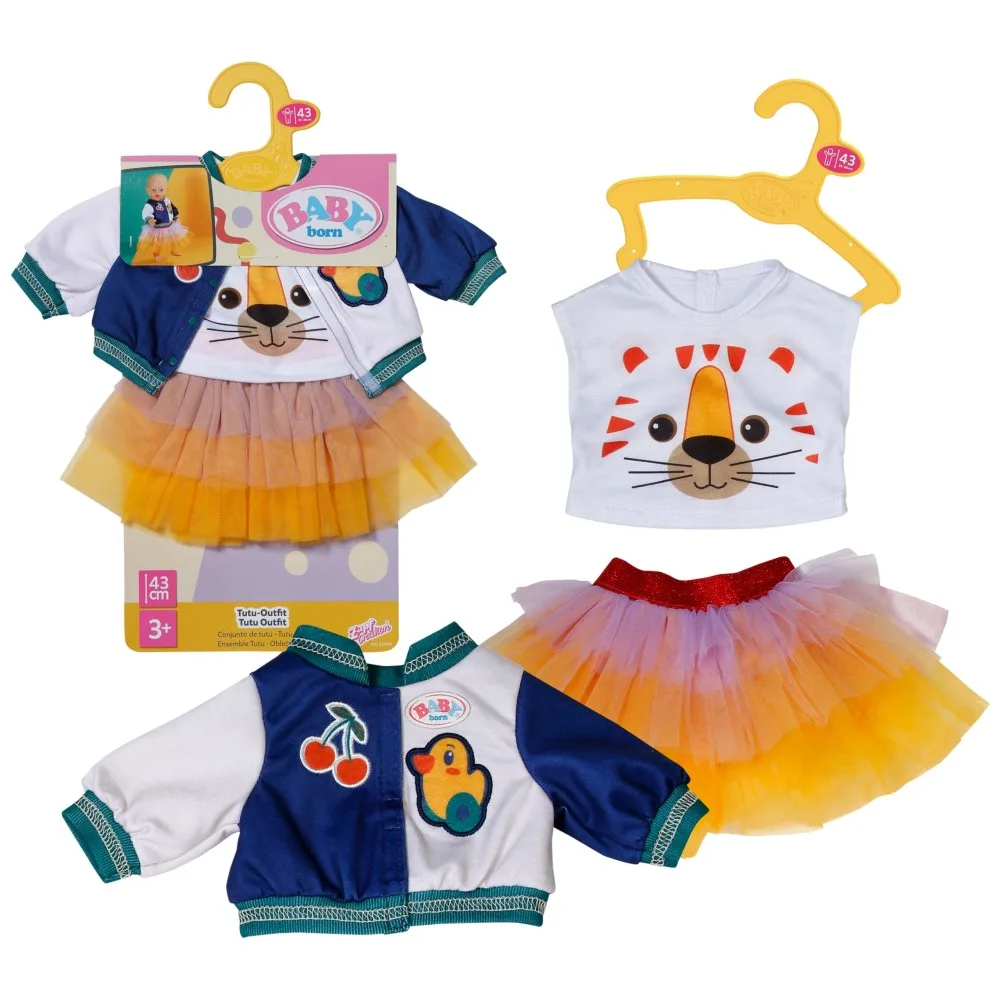 Zapf Creation 836941 — Комплект юбка-пачка и кофта для куклы BABY born 43 см 836941
