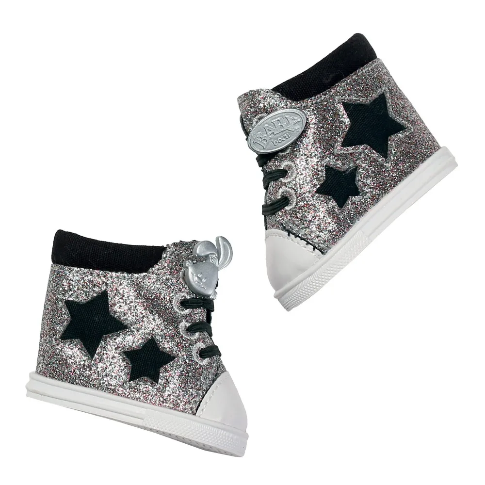 Zapf Creation 826997 B — Кеды-ботиночки серебристые для куклы BABY born 43 см 826997B