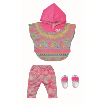 Zapf Creation 830161 — Модное пончо и брюки для куклы BABY born 43 см 830161
