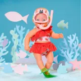 Zapf Creation 836996 — Костюм для ныряния с ластами и бикини для куклы BABY born 43 см 836996 — фото 3
