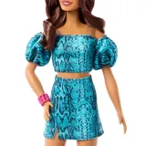 Mattel JJN63 — Модная кукла Barbie Style номер 250 в бирюзовом костюме JJN63 — фото 4