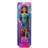 Mattel JJN63 — Модная кукла Barbie Style номер 250 в бирюзовом костюме JJN63 — фото 7