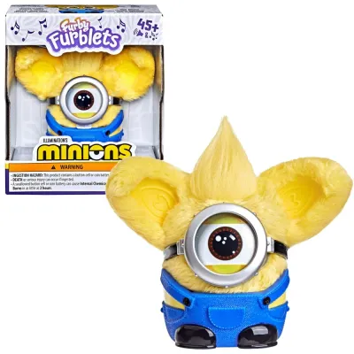 Интерактивная мягкая игрушка Hasbro Furby Furblets G3606 x Minions Миньон со звуком G3606