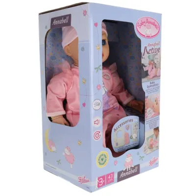 Zapf Creation 2073 706626 — Кукла Baby Annabell Active Annabell интерактивная 43 см с аксессуарами 706626