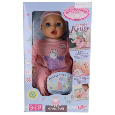 Zapf Creation 2063 706626 — Кукла Baby Annabell Active Annabell интерактивная 43 см 706626