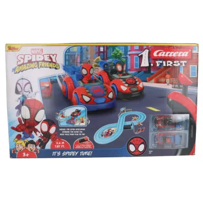 Гоночный трек Carrera 1452 63049 1. First Spidey Web Spinners 2,4 м с 2 машинками 63049