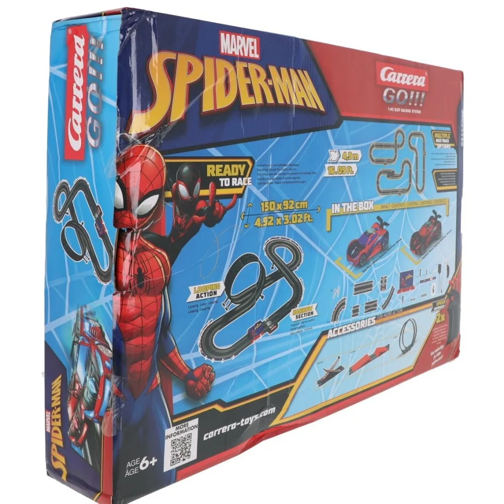 Гоночный трек Carrera GO 1272 62580!!! Spider-Man Racing 4,9 м с 2 машинками 62580
