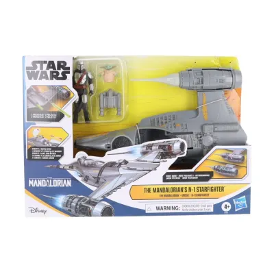 Игровой набор Hasbro Star Wars 1467 F9950 Мандалорианский истребитель N-1 с фигурками F9950