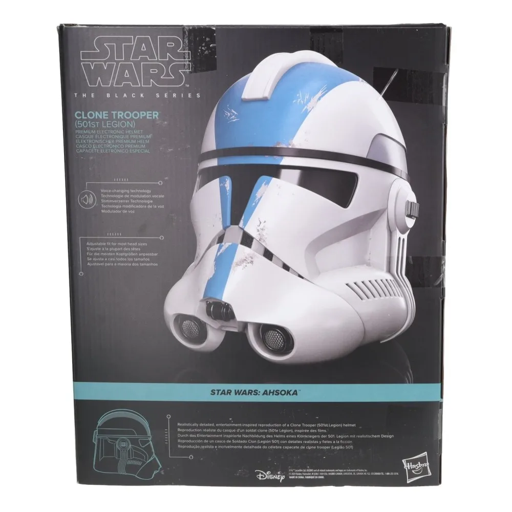 Электронный шлем Hasbro Star Wars The Black Series 1481 G0707 Клон-штурмовик 501-й легион G0707