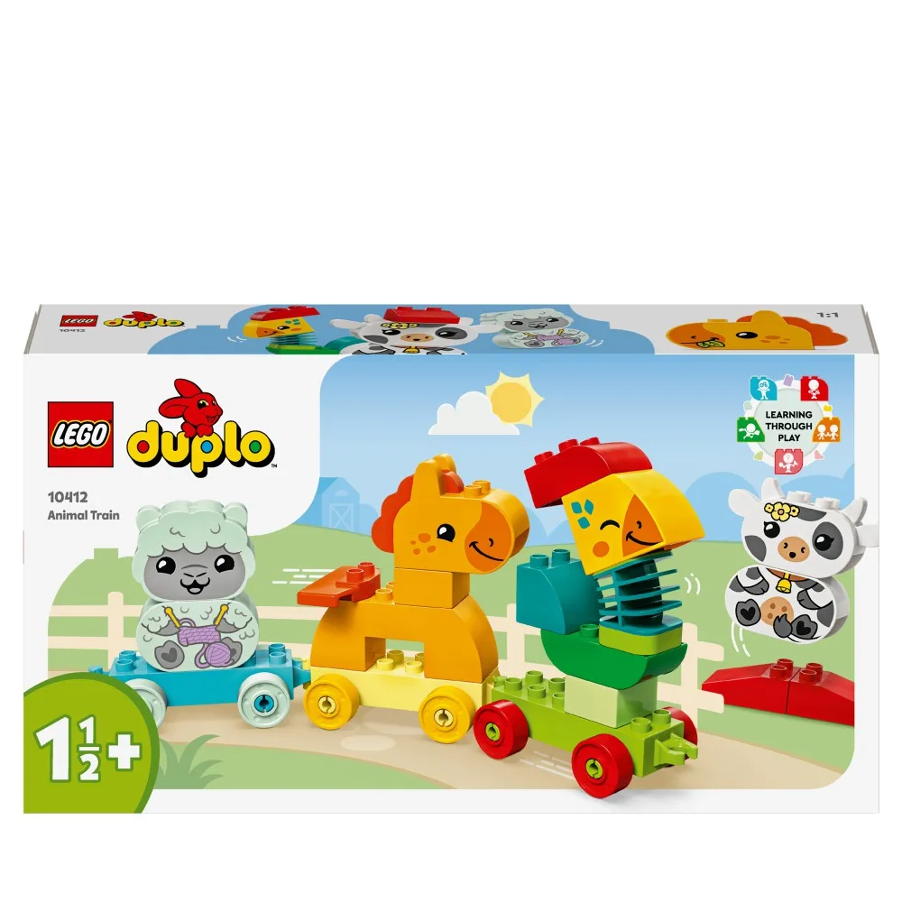 Конструктор LEGO DUPLO 1846 10412 Первый поезд с животными