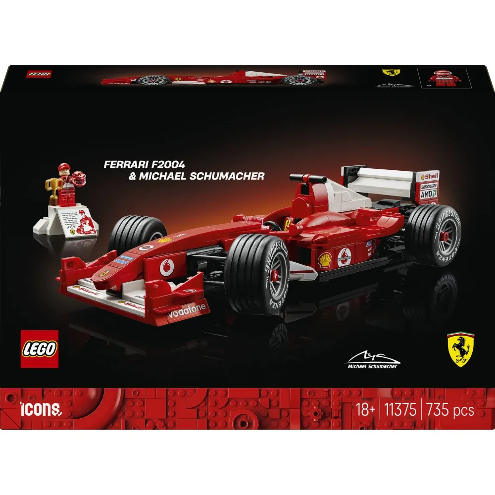 Конструктор LEGO Icons Ferrari F 2102 113752004 и Михаэль Шумахер