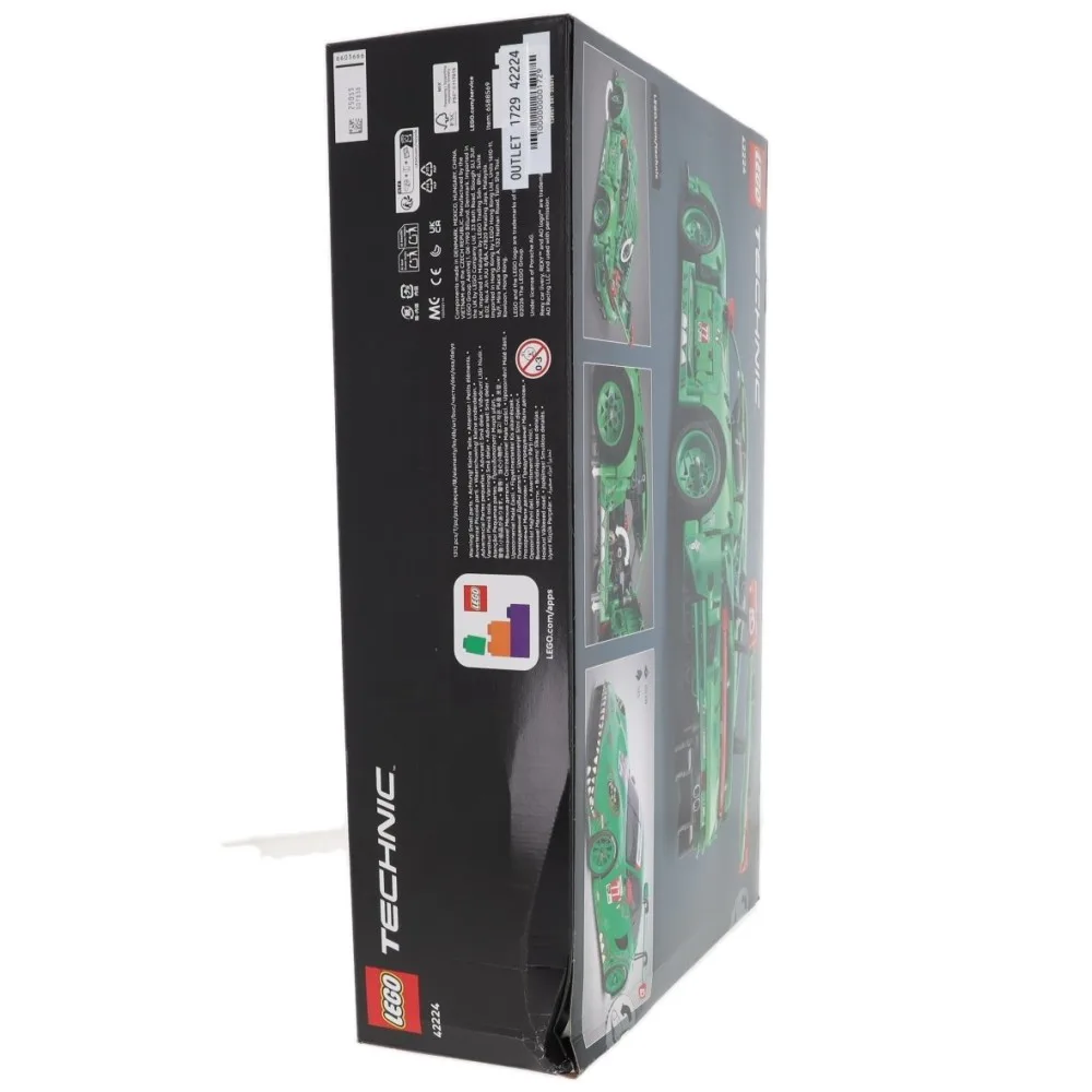 Конструктор LEGO Technic Porsche 1729 42224 911 GT3 R REXY AO Racing