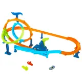 Mattel JHK73 — Трасса Hot Wheels «Раллийный циклон» с 1 машинкой JHK73 — фото 3