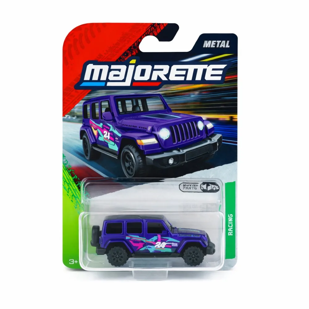 Металлическая машинка Majorette Racing Jeep Wrangler 4000000 7 4XE 1:64 4000000 7