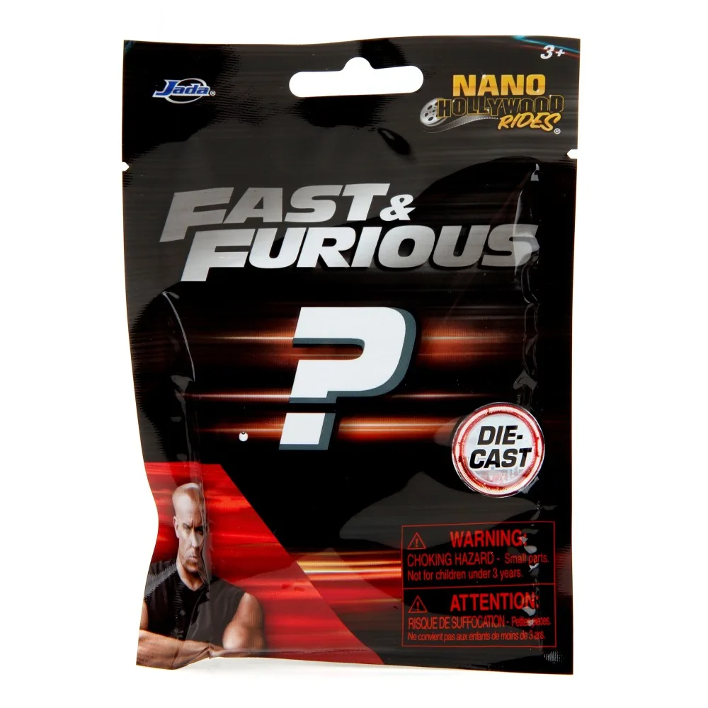 Jada Toys 3201008 — Металлическая мини-модель Jada Fast & Furious Nano Hollywood Rides сюрприз 3201008