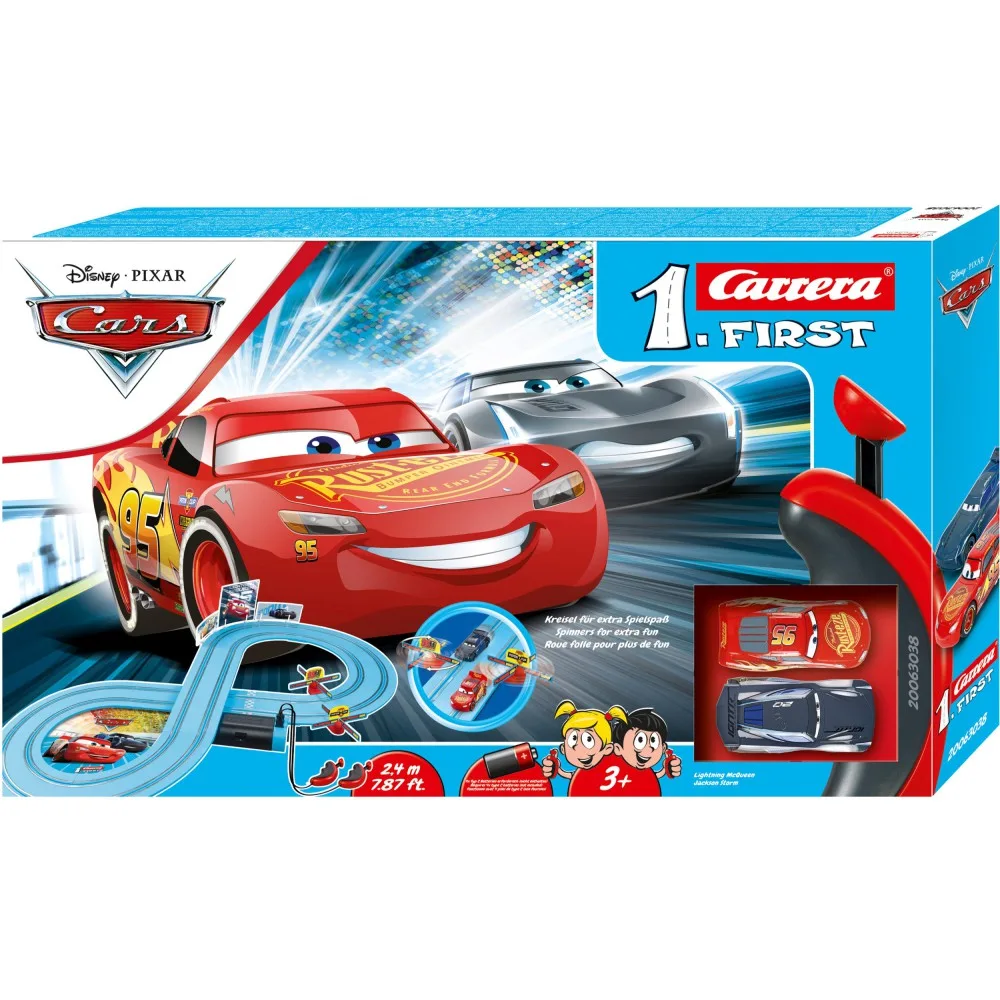 Гоночная трасса Carrera 63038 1.First Disney Pixar Тачки Power Duell 2.4 м с 2 машинками 63038