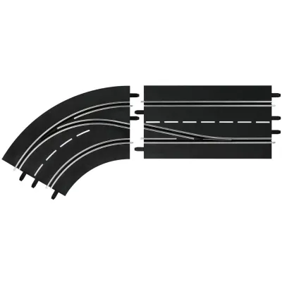 Левый поворот со сменой полосы Carrera Digital 30362 124/132 30362