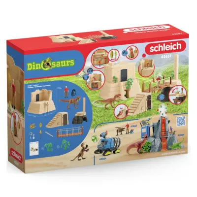 Schleich S 41462 — Игровой набор Schleich Большая исследовательская станция динозавров