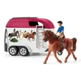 Schleich S 42535 — Игровой набор автомобиль с прицепом Horse Club — фото 4