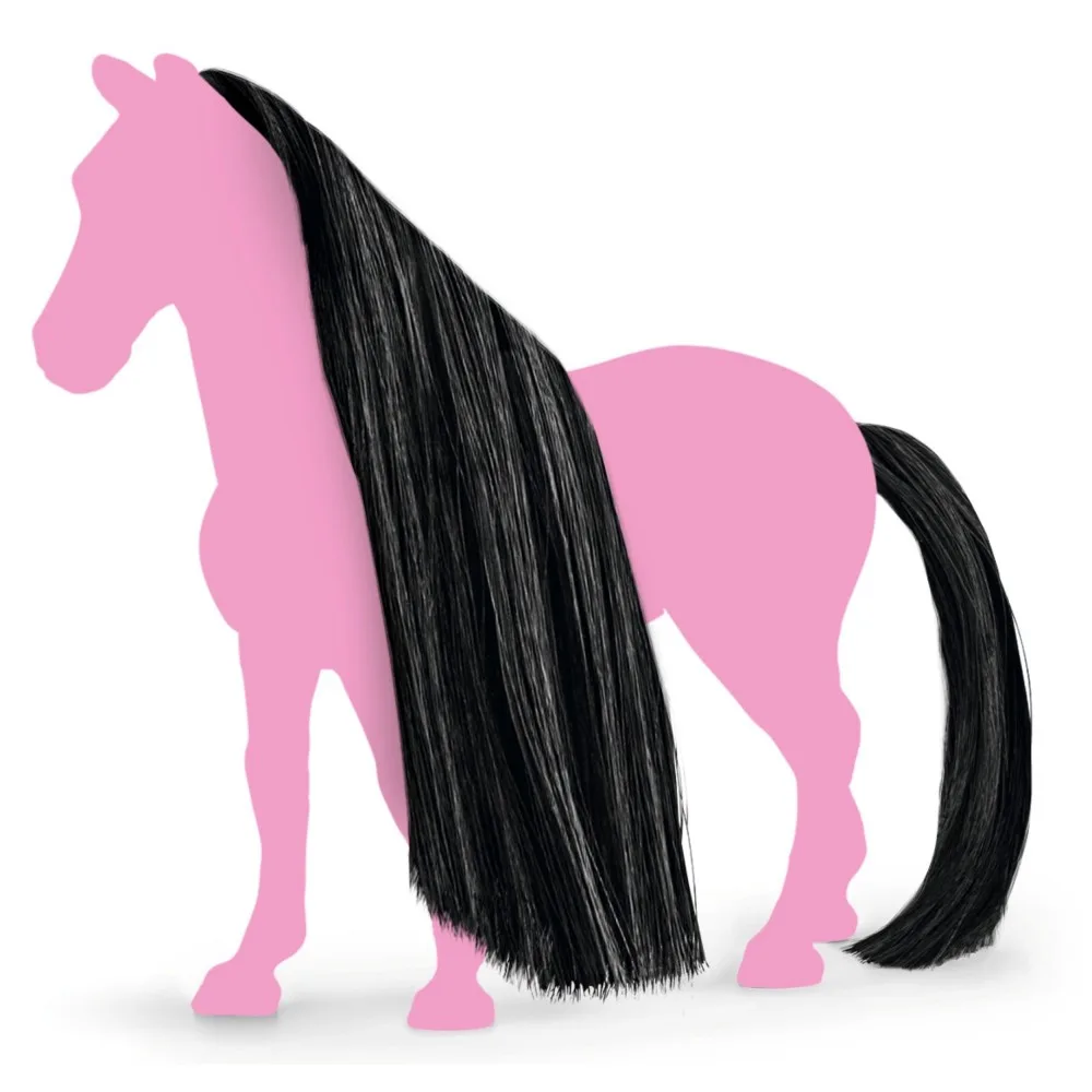 Набор аксессуаров чёрная грива и хвост Schleich S 42649ofia's Beauties от 4 лет