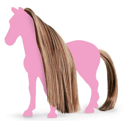 Набор аксессуаров золотисто-коричневая грива и хвост Schleich S 42653ofia's Beauties от 4 лет