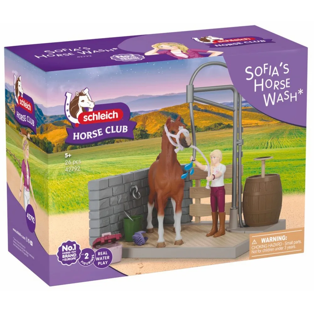 Schleich S 42792 — Мойка для лошадей Софии с мерином American Saddlebred Horse Club