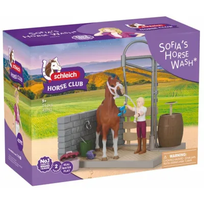 Schleich S 42792 — Мойка для лошадей Софии с мерином American Saddlebred Horse Club