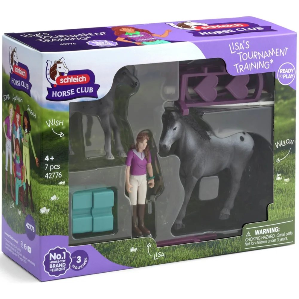 Schleich S 42776 — Турнирная тренировка Лисы с аппалузами