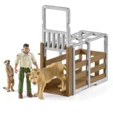 Schleich S 42475 — Игровой набор Schleich грузовик спасения животных 45 деталей — фото 6