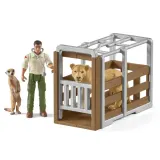 Schleich S 42475 — Игровой набор Schleich грузовик спасения животных 45 деталей — фото 8