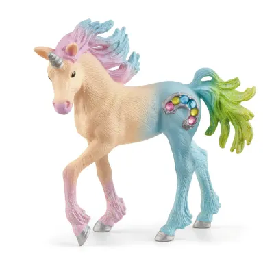 Schleich S 70724 — Фигурка единорога Маршмэллоу жеребёнок