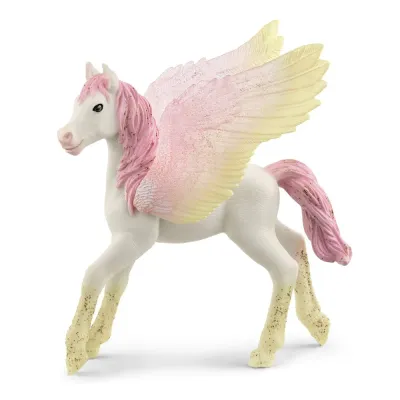 Schleich S 70721 — Фигурка пегаса Восходящее Солнце жеребёнок